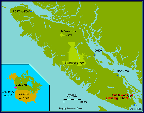 Map of Vancouver Island boat, sailing, sailboat, boating, Powerboat 